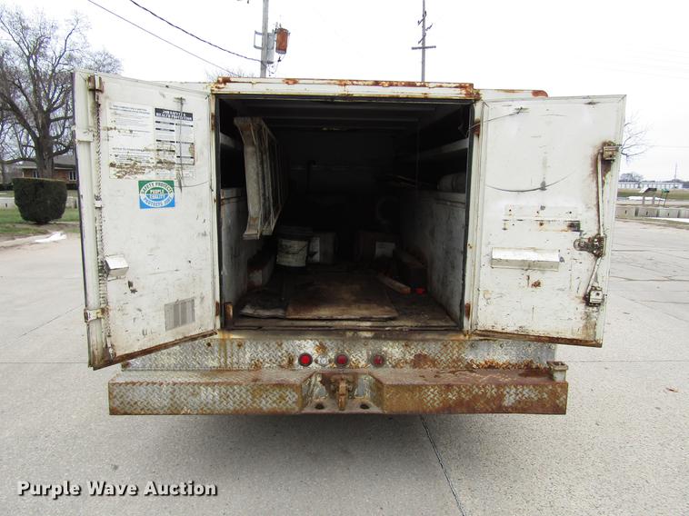 image for item DD3934 1997 Ford F350 Super Duty utility bed pickup truck