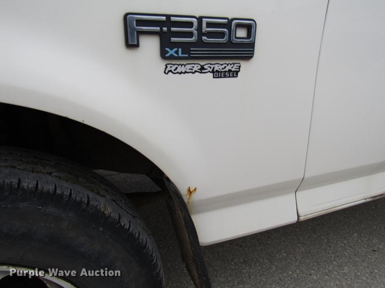 image for item DD3934 1997 Ford F350 Super Duty utility bed pickup truck