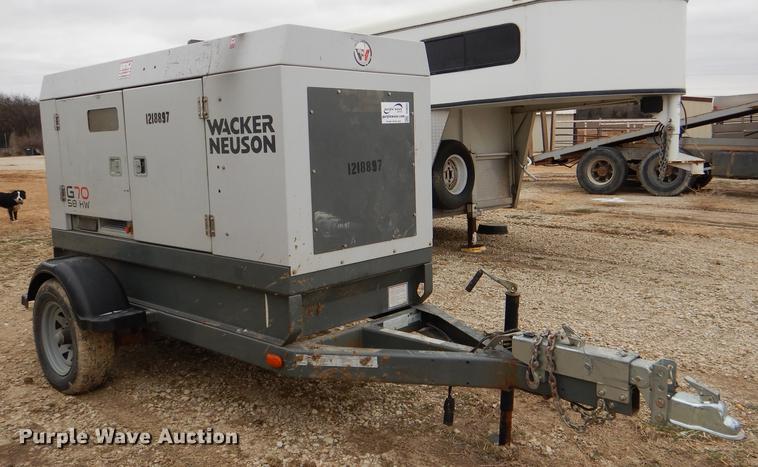 image for item DD8993 2011 Wacker Neuson G70 generator