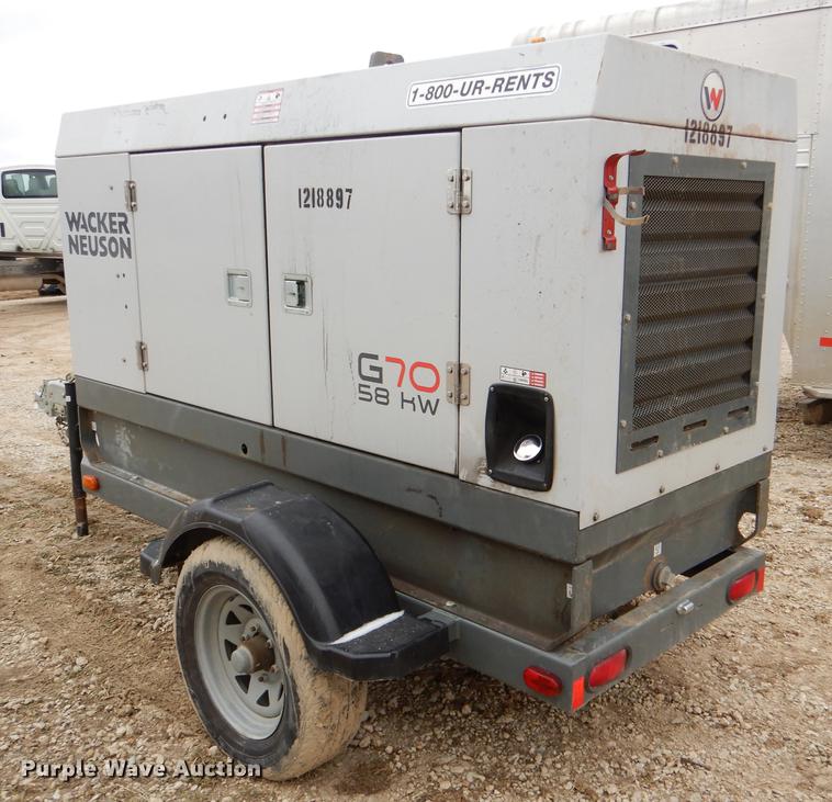 image for item DD8993 2011 Wacker Neuson G70 generator