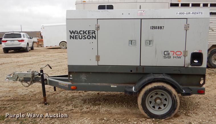 image for item DD8993 2011 Wacker Neuson G70 generator