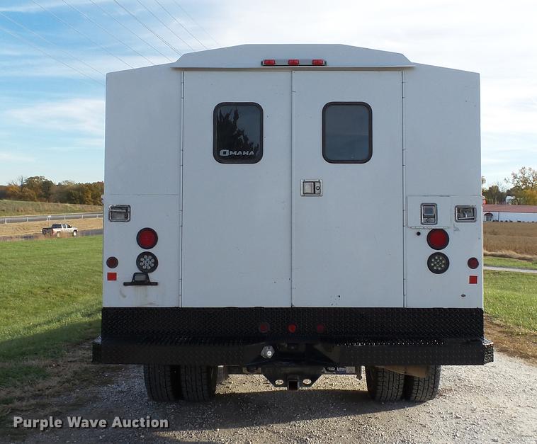 image for item DE4938 2009 Ford F350 Super Duty XL utility bed pickup truck