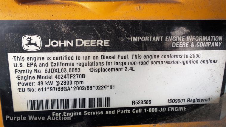 image for item DE4987 2006 Sullivan Palatek D210011JDB air compressor