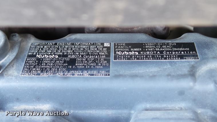 image for item DE4989 2013 Bobcat T550 skid steer