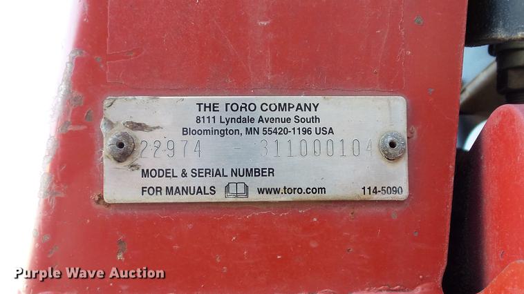 image for item DE4990 2011 Toro TRX-26 trencher