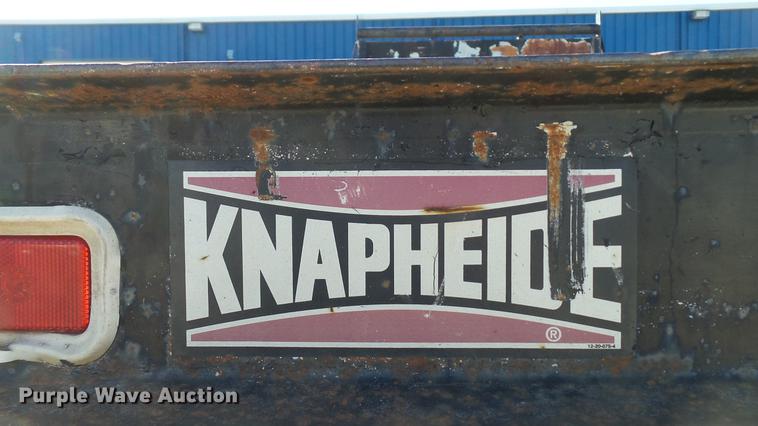 image for item DE4991 2000 International 4700 dump flatbed truck