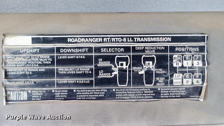 image for item DE4993 2004 Sterling L-Line crane truck