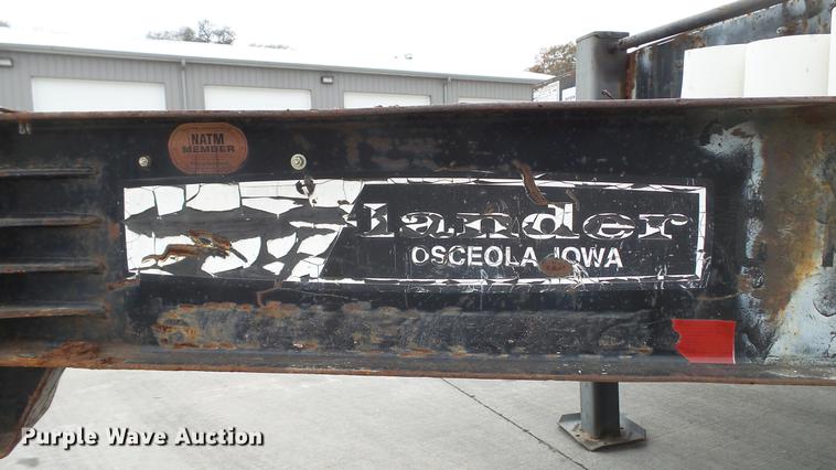 image for item DE5000 2001 Mac-lander equipment trailer