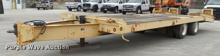 image for item DE5001 1979 shop built equipment trailer