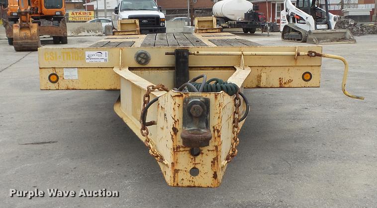 image for item DE5001 1979 shop built equipment trailer