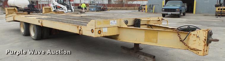 image for item DE5001 1979 shop built equipment trailer