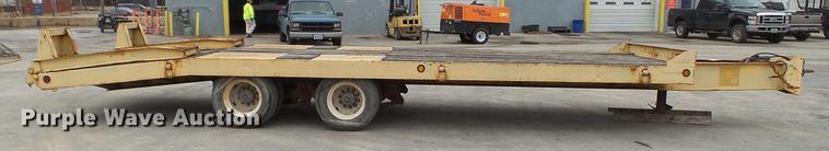 image for item DE5001 1979 shop built equipment trailer