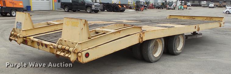 image for item DE5001 1979 shop built equipment trailer