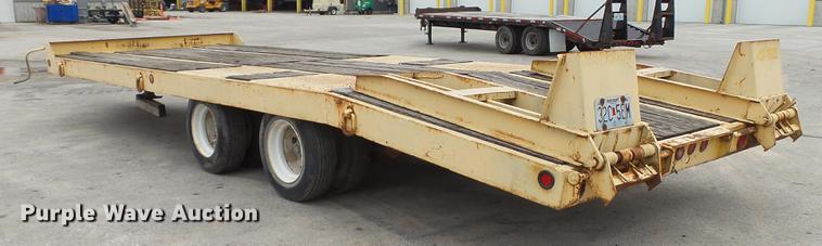 image for item DE5001 1979 shop built equipment trailer