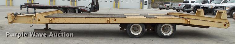 image for item DE5001 1979 shop built equipment trailer