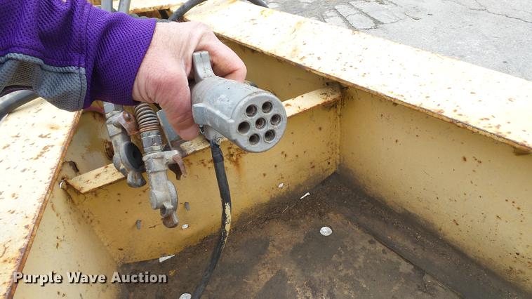 image for item DE5001 1979 shop built equipment trailer