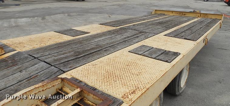 image for item DE5001 1979 shop built equipment trailer