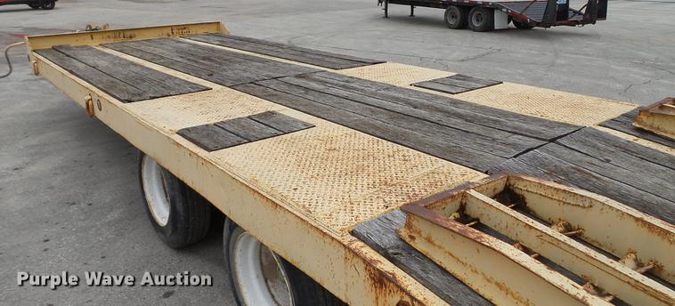 image for item DE5001 1979 shop built equipment trailer