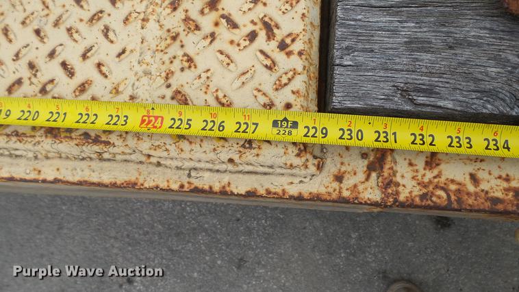 image for item DE5001 1979 shop built equipment trailer