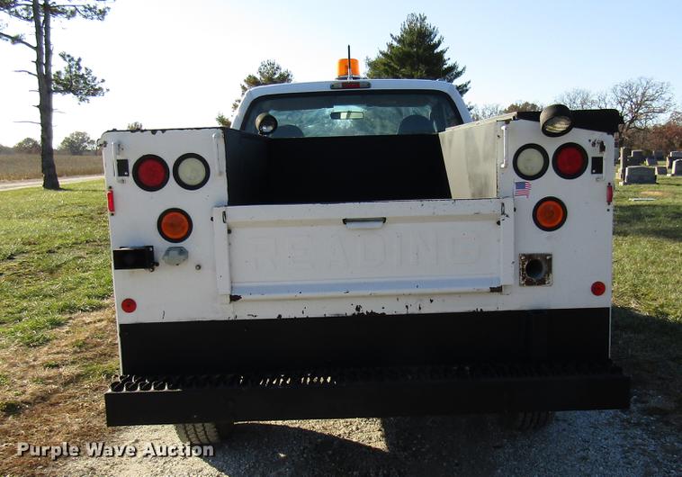 image for item DE5014 2003 Ford F350 Super Duty XL utility bed pickup truck