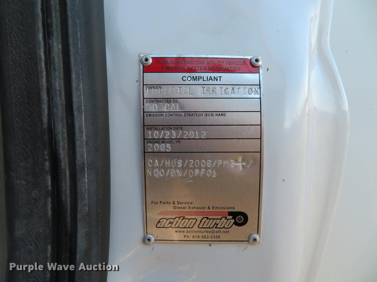 image for item DE5015 2005 Ford F550 Super Duty XL utility truck