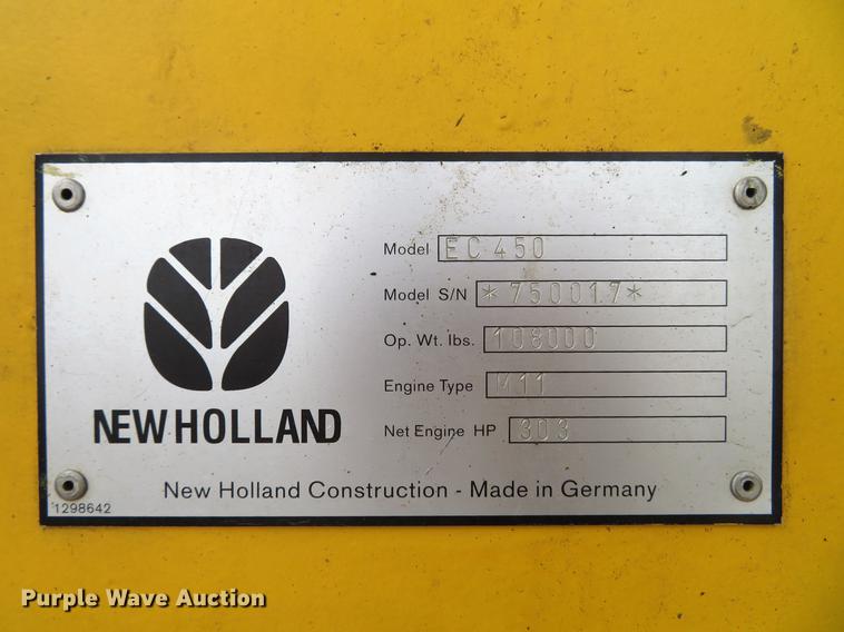 image for item DE5043 2000 New Holland EC450 excavator
