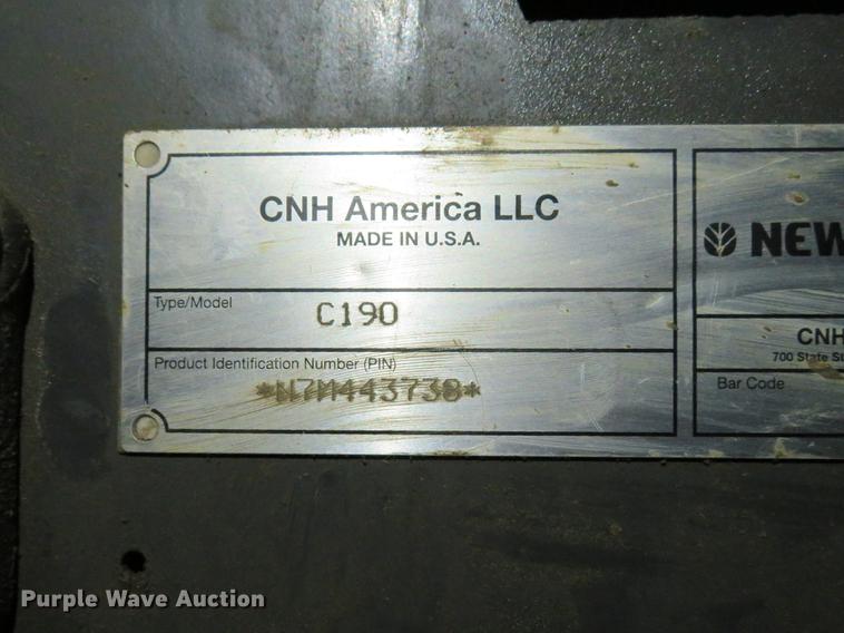 image for item DE5045 2007 New Holland C190 skid steer