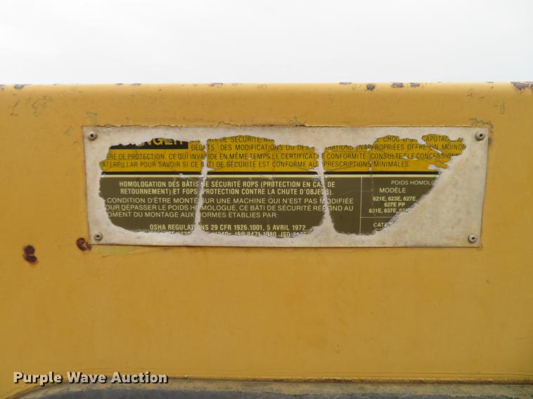 image for item DE5064 1988 Caterpillar 631E conventional scraper