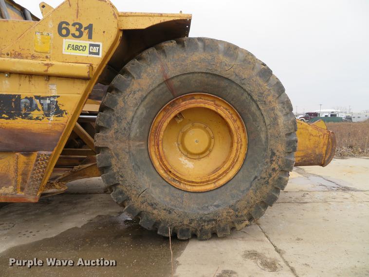 image for item DE5064 1988 Caterpillar 631E conventional scraper