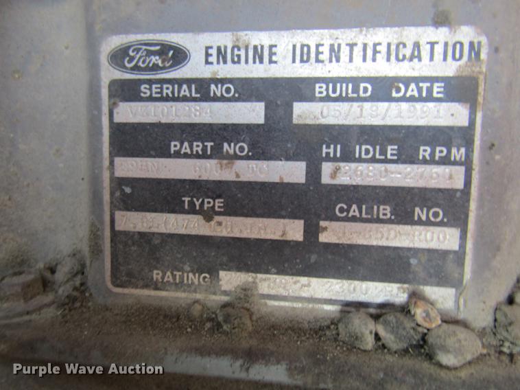 image for item DE5949 1988 Ford LT8000 dump truck