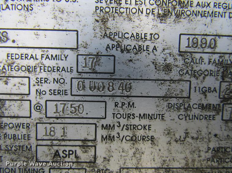 image for item DE5950 1991 Mack RD690S dump truck