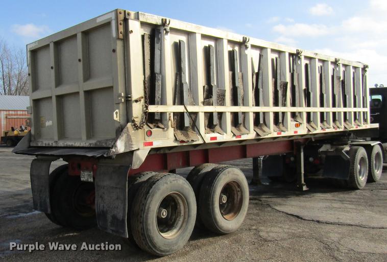 image for item DE5954 1976 Schien end dump trailer