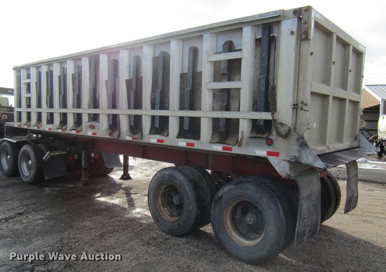 image for item DE5954 1976 Schien end dump trailer