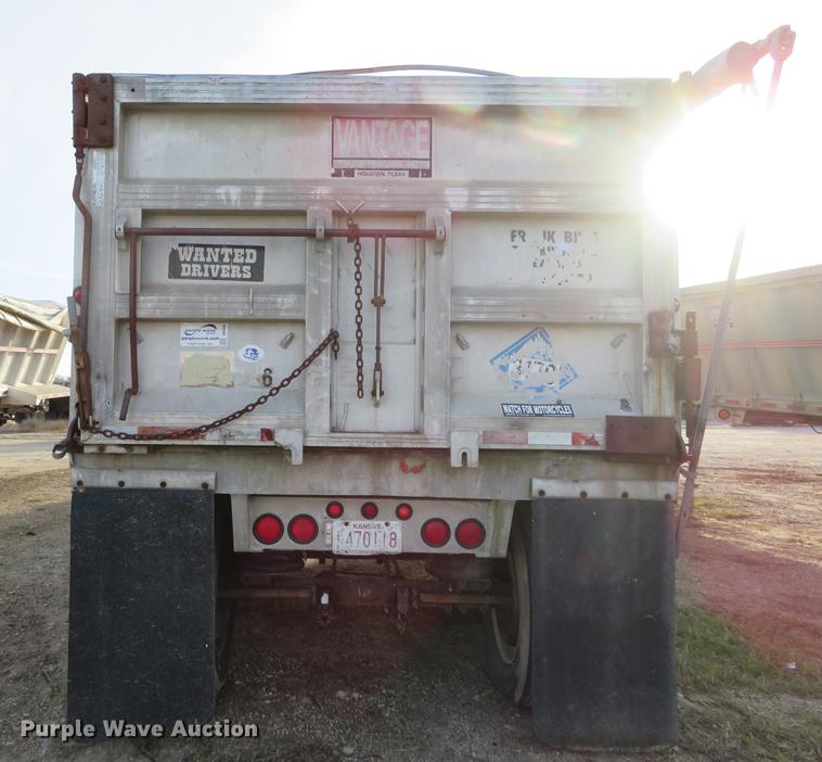image for item DE6532 1995 Vantage S-102-SS end dump trailer