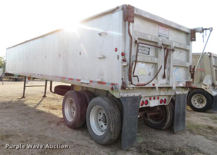 image for item DE6532 1995 Vantage S-102-SS end dump trailer