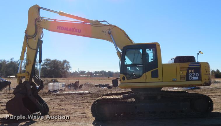 image for item DE6553 2007 Komatsu PC270LC-8 excavator