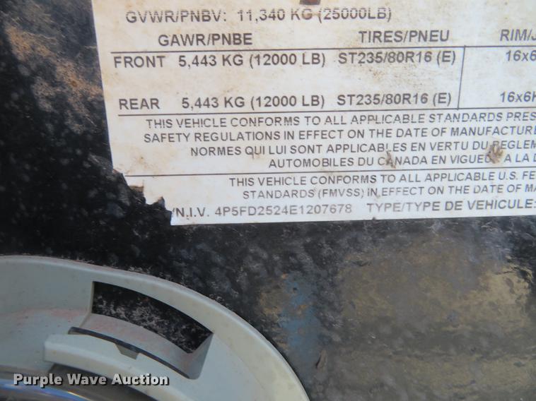 image for item DE6569 2014 PJ equipment trailer