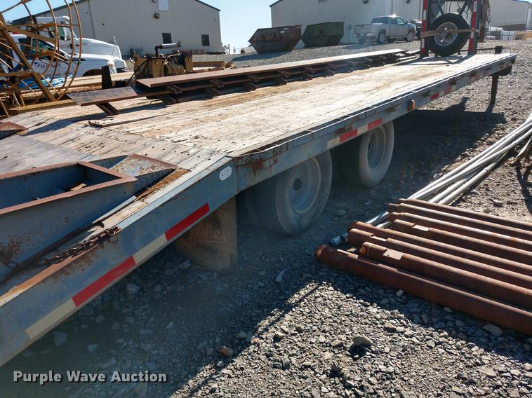 image for item DE6570 2008 Belshe DT22 equip. trailer