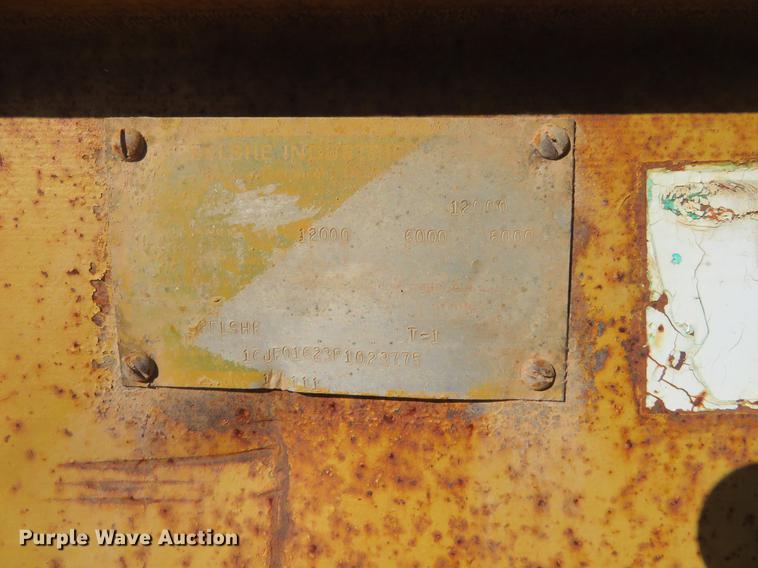 image for item DE6571 1993 Belshe T-1 utility trailer