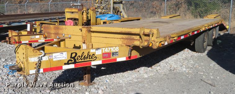 image for item DE6572 2013 Belshe FB9T equipment trailer