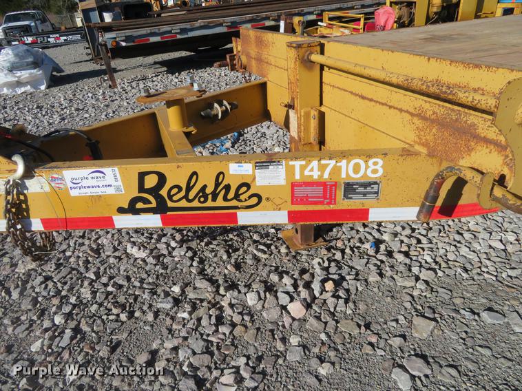 image for item DE6572 2013 Belshe FB9T equipment trailer