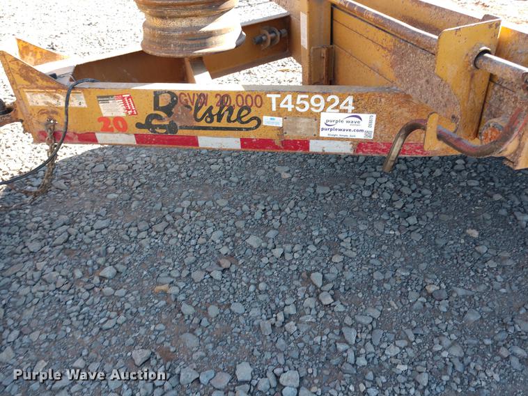 image for item DE6575 2011 Belshe FB9T equipment trailer