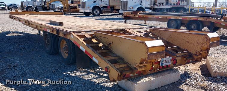 image for item DE6578 2007 Belshe FB9T equipment trailer