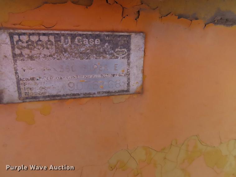 image for item DF1291 Case 580E backhoe