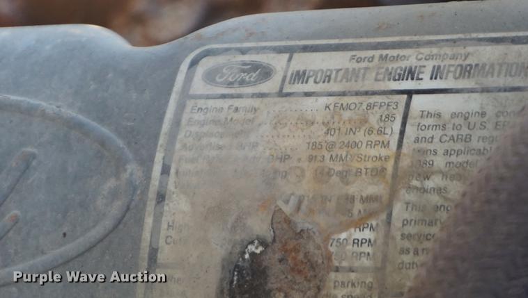 image for item DF1656 1990 Ford L7000 dump flatbed truck