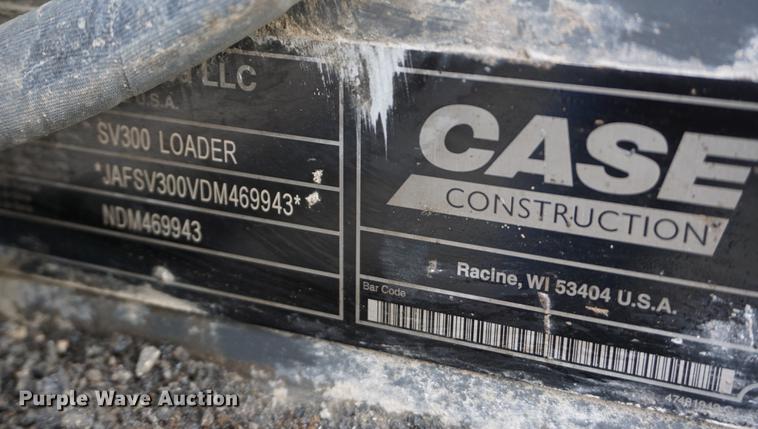 image for item DF1692 2013 Case SV300 skid steer