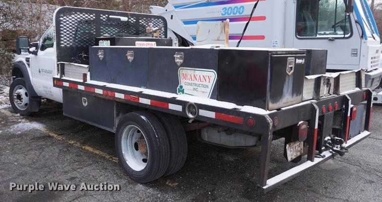 image for item DF1693 2008 Ford F450 Super Duty flat bed truck