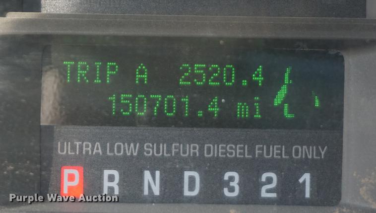 image for item DF1696 2008 Ford F550 Super Duty Crew Cab utility bed truck