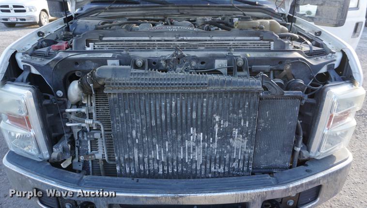 image for item DF1696 2008 Ford F550 Super Duty Crew Cab utility bed truck