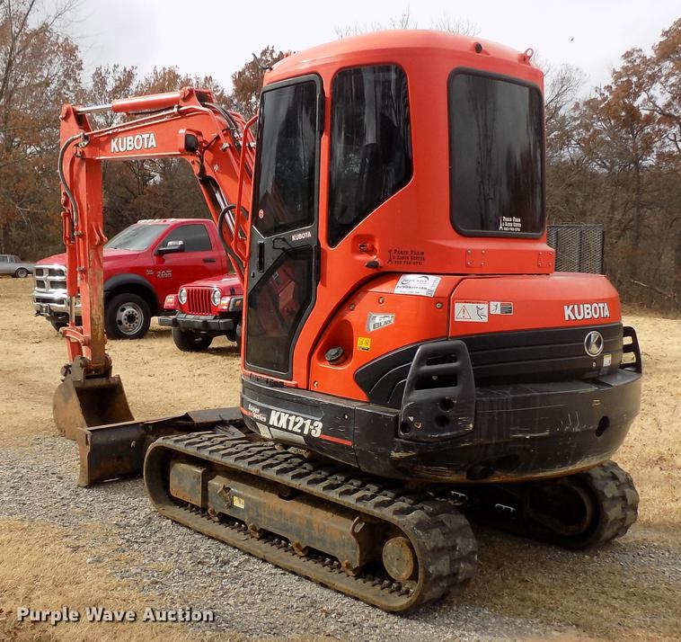 image for item DF2112 Kubota KX121-3 mini excavator